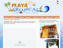 Tablet Screenshot of playatropical.com.ec